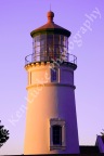 Umpqua Lighthouse at Sunset