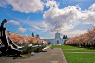 Oregon's Capitol in Spring