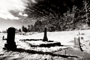 Pioneer Cemetery (B & W)